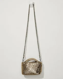 Tiny Mini Woven Crossbody Tote