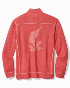 Tobago Bay Marlin Splash Half-Zip Sweatshirt