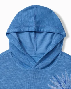 Tobago Bay Paradise Blues Hoodie
