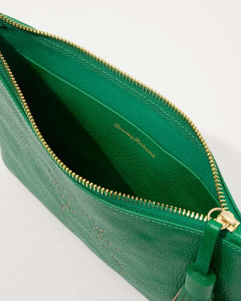 Tommy Bahama Perforated Leather Pouch