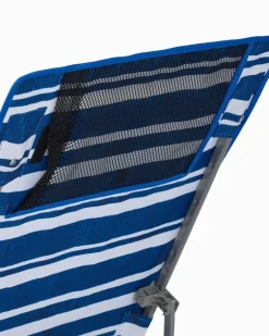 Tommy Bahama Pineapple Stripe Highboy Chair with Shade