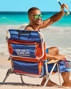 Tommy Bahama Sunset Stripe Deluxe Backpack Beach Chair