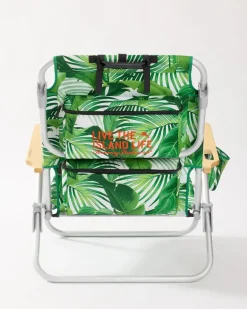 Tommy Bahama Tropical Fronds Deluxe Backpack Beach Chair
