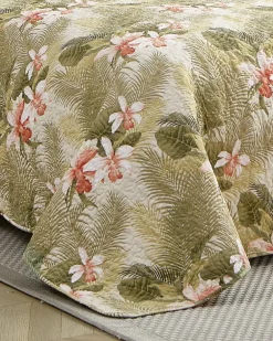 Tropical Orchid 2-Piece Twin Quilt Set