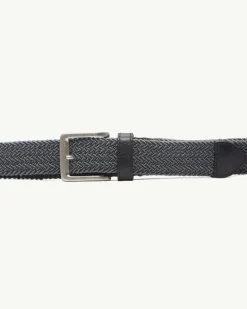 Two-Tone Stretch Webbed Belt