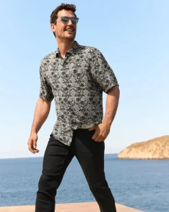 Veracruz Cay Palm Cascade Short-Sleeve Shirt