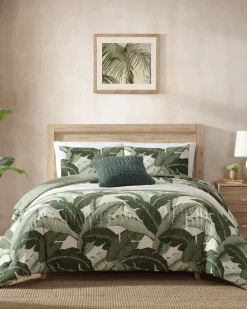 Vintage Palms 3-Piece Full/Queen Comforter Set