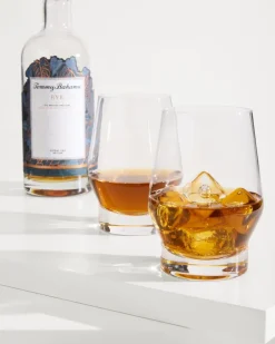 Viski® Heavy Base Crystal Whiskey Glasses - Set of 2