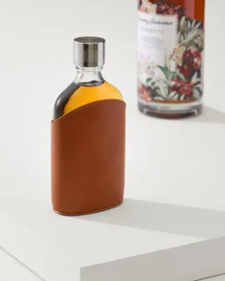 Viski® Parker Leather Flask