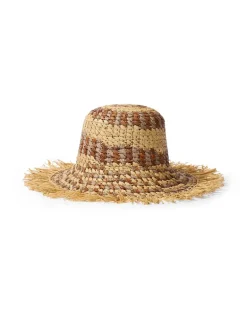 Waverly Frayed Edge Raffia Sun Hat